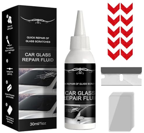 Window Glass Crack Repair Liquid,Windscreen Chip Repair Kit,Glass Scratch Repair Kit,Automotive Glass Repair Adhesive,Windshield Repair kit,Car Glass Repair Glue
