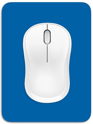 Dapesuom kleines Mauspad, 15,2 x 20,3 cm, mit Rutschfester Gummiunterseite, wasserdichtes Mini-Mauspad für Damen, Herren, kabellose Maus Laptops, Zuhause, Büro, Reisen, Dunkelblau