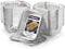 Clearly Set 100 Foil Trays with Lids, Aluminium Disposable Reusable Foil Food Container, Takeaway Containers, Great for Baking, Cooking, Freezing, Heating, Storing, BBQ (14.7x12.3x5cm)