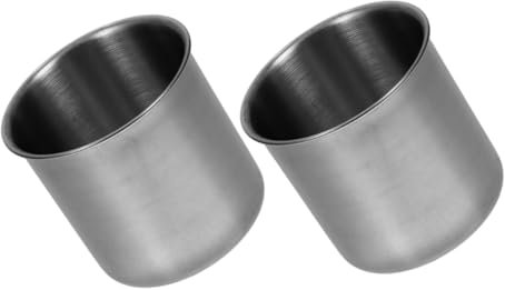 MAGICLULU 2 Tazas Medidoras Taza Medidora Olla Arrocera Taza Líquida Con Escala Taza De Arroz Japonesa Cuchara De Arroz Taza De Arroz Asiático Jarra De Café Vaso De Acero
