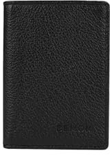 BEMON Porte Cartes en Cuir Enzo (Noir)