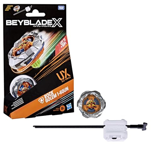 Beyblade X Rock Golem 1-60UN UX Starter Pack Top and Launcher
