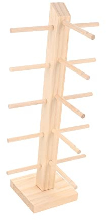 GALPADA Présentoir À Lunettes En Bois Étagère De Rangement Pour Lunettes De Soleil Organisateur De Lunettes Support Mural À Suspendre