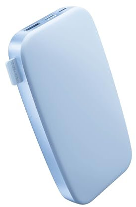 Fresh 'n Rebel Powerbank 18000mAh - USB-C in & Out - Schnelles Aufladen (Fast Charge 20W) - 6 Sicherheitsmerkmale - Tragbarer externer Akku für iPhone und Android (Vivid Blue)