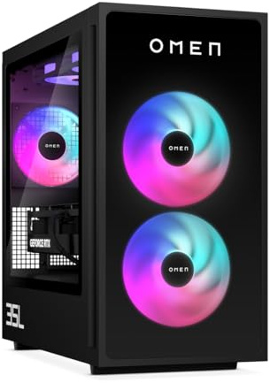 HP OMEN 35L GT16-0184ng Gaming PC ? Intel Core i7-14700F, 32GB DDR5, 1TB SSD, RTX 5070 (B8UP5EA#ABD)