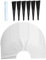 CNAFGBGG 6 Set Sublimation Fans Blank White Foldable Fan with Plastic Handle DIY and Craft Handfans Set for for Line Dancing Weding Cooling and Graduate.