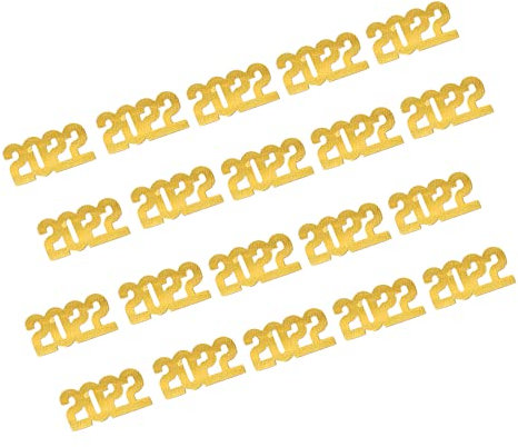 Amosfun -Packungen Neujahr Konfetti Deko Glänzende Tischdekoration für Partys aus Hochwertigem für Festliche Wohnzimmer und Feiern