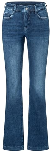Mac - Damen 5-Pocket Jeans, Boot Authentic (5220-90-0387L)