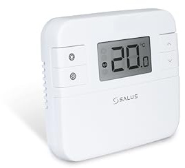 Salus RT310TX Wireless Room Thermostat, Transmitter Only, No Receiver | Transmitter Only, No Receiver Included, RT310RF Replacement, RXRT510 Compatible, 868MHz RF, TPI Control, 2 x AA Batteries