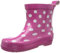 Playshoes Stivali In Gomma A Semialbero, Stivali In Gomma A Semialbero Unisex - Bambini e ragazzi, Puntini Rosa, 21 EU