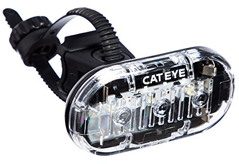 CATEYE Omni 3 Bike Safety Light – IPX4 Waterproof 3 LED Safety Light with 360° Visibility, Multiple Flashing Modes, AAA Battery, 200+ Hour Runtime, Fits Road, Urban, MTB & Kids Bikes (Omni 3 Front)