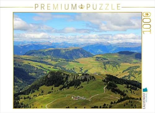 CALVENDO Puzzle EIN Motiv aus dem Kalender Urlaub auf der Seiser ALM | 1000 Teile Lege-Größe 64 x 48 cm Foto-Puzzle für glückliche Stunden