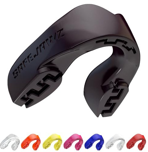 SAFEJAWZ Sport Zahnschutz Erwachsene und Kinder Sport Mundschutz Für alle Vollkontakt-Sportarten einschließlich Rugby, Kampfsport, Kickboxen, Hockey & Boxe