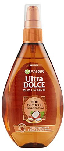 Garnier Ultra Dolce Olio di Cocco Lisciante Spray, 150 ml