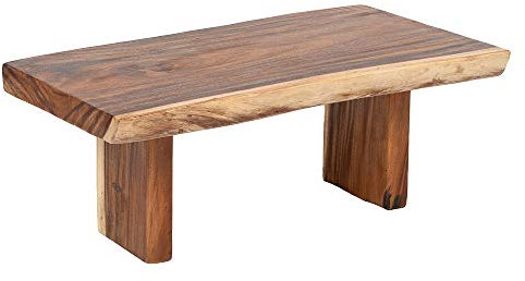 Couchtisch SUAR 120cm Natural Wurzelholz Baumkante Massivholz Handarbeit