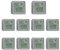 1000 Pieces of Glass Cover Slips for Microscope Slides 18x18mm Cover Glass Slips Includes 10 Boxes x 100Pcs/Box