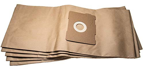 vhbw 5x Sacs filtrants compatible avec Protool Festool VCP 321 E-L appareil d'aspiration - 66,25cm x 29,65cm marron