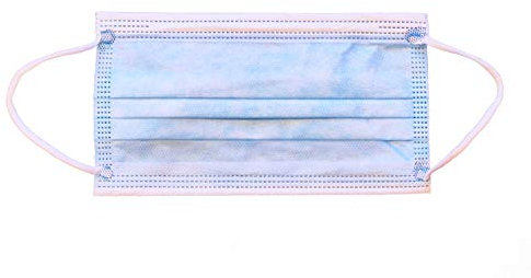 Schutzmaske.net - 50x Mundschutz Mundmaske Maske Schutzmaske mit Gummiband 3 Lagig + Gratis 500ml Disfekt Flasche (50)