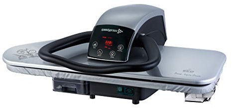 Steam Ironing Press 81HD Silver Heavy Duty Professional 81cm by Speedypress (+ Free Iron Attachment, Anti-Scale Water Filter, Replacement Cover & Foam Underfelt)