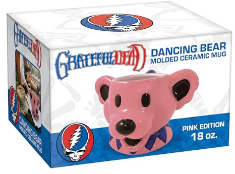 ICUP Tazza Grateful Dead Dancing Bears | Grande regalo per caffè con orso | Tazza da bere
