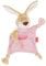 Sigikid Schnuffeltuch mit Namen Bestickt, personalisiertes Geschenk Hase rosa für Babys und Kleinkinder Mädchen