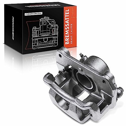 Frankberg Brake Caliper Disc Brake Front Right with Bracket (hole spacing 120mm) Compatible with MX-5 II NB 1.8 1998-2005 MX-5 II NB 1.8 16V 1998-2005 Replace# 343673