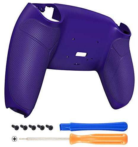 eXtremeRate Coque Manette pour ps5 Rise & RISE4 Remap Kit, Poignée Caoutchoutée,Coque Arrière de Rechange Redessinée-Violet Foncé,Carte Non Inclus