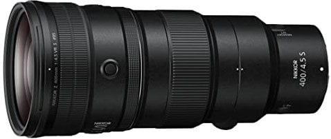 Nikon NIKKOR Z 400mm f/4.5 VR S, Teleobiettivo Mirrorless, S-Line, Portatile, Trattamento Nano Crystal Coat, TC Compatibile, nero [Nital Card: 4 Anni di Garanzia]