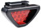 Simoni Racing Luz trasera Universal Stop, LED Rojos - Luz trasera de coche, tercera luz Stop, luz antiniebla, rojo - negro