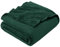 EHEYCIGA Kuscheldecke flauschig, weiche warme Fleecedecke 130x165 als Decke Sofa, Wohndecke oder Couchdecke überwurf, Dunkelgrün