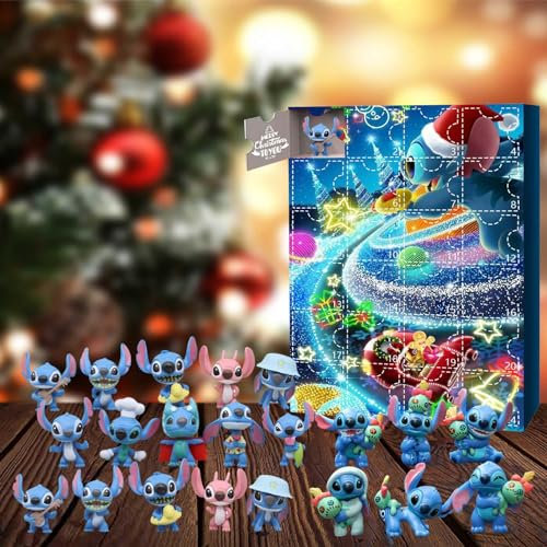 Buyaole Adventskalender 2024 für Kinder, Weihnachts-Adventskalender mit sensorischen Fidget-Spielzeugen und Weihnachtsschmuck 24 Tage Countdown-Adventskalender Weihnachtsfeier III