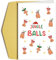 Oamiolek Freche Weihnachtskarte für Freund Ehemann, schmutzige Weihnachtskarte von Freundin Ehefrau, Humor Weihnachtskarte für Erwachsene, Jingle Balls Weihnachtskarte, HLS-HKBM024