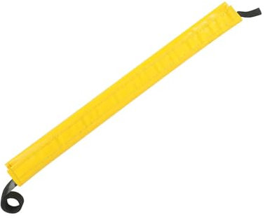 Harilla Climbing Rope Edge Protector Guard Equipment Anti Wear Protective Sleeve Outdoor Climbing Rope Cover for Arborist Rappelling, Yellow 35cm