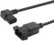 YACSEJAO IEC C14 to C13 Panel Mount Power Cable, 250V 10A C14 Male to IEC 320 C13 Female 90 Degree PDU Style Computer Extension Cord for PC HDTV Monitor and Scanner, 1.5M