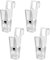 4 Pcs Cintre Pince Crochet à Linge Portable Crochets Multi-Usages en Plastique Clips de Cintre à Linge Suspendus Epingle a Linge pour Pantalon Chaussettes Serviette