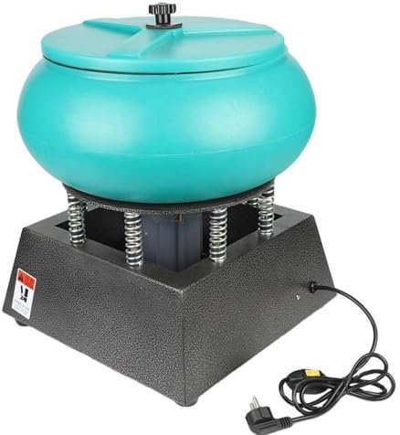 große Vibrationstrommel-Poliermaschine, Schmuckwerkzeuge, Vibrationspolierer, Vibrationsbecher, Jade-Metallkantengrat, Reinigung von Oberflächenflecken