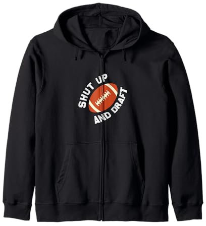 Halt die Klappe und drafte den Fantasy Football League Champion 2024 Kapuzenjacke
