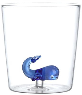 Borosilikatglas Trinkglas mit Tier - Niedliche Kaffeetasse, Geschenk für Weihnachten, Geburtstag, Valentinstag, 12,5 Unzen