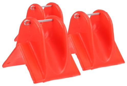 3pcs Climbing Rope Protector Downhill Ropes Protecting Part Climbing Equipment Emergency Safety Rope Protector Rope Edge Protectors Climbing Ropes Edge Protector Red Thickened Pe OHPHCALL