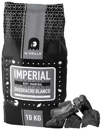 Log Barn Restaurant Grade Lumpwood Charcoal (1 x 10Kg Bag). Lump Wood Charcoal for BBQs & Catering. Long-Burning Large Charcoal Pieces for Cooking - Genuine Log Barn Barbecue Charcoal