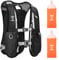 UTOBEST Trinkrucksack 5L, Laufweste, Herren Damen Ultraleicht Laufrucksack für Laufen, Marathon, Jogging, Radfahren (Schwarz, mit 2*350ml Flaschen)
