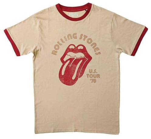The Rolling Stones US Tour 78 Ringer T Shirt
