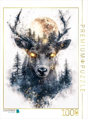 Puzzle · Hirsch | 1000 Teile · Lege-Größe 64 × 48 cm · CALVENDO Puzzle