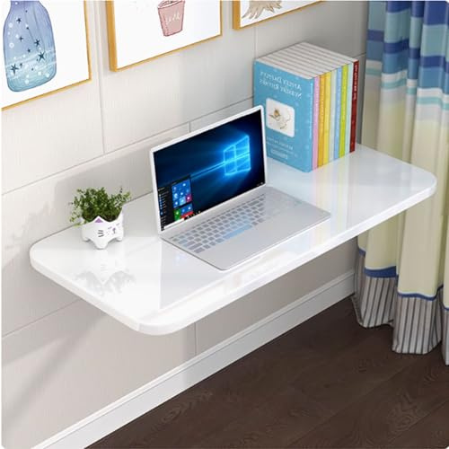 RiouPsithuric Table murale pliante pour ordinateur portable - Pour salle à manger ou bureau