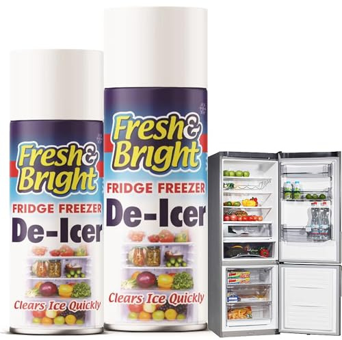 200ml Fridge Freezer De-Icer Spray Quick Ice Remover Anti-Bacterial Fridge Cleaner Removes Frost & Ice Build Up (1)