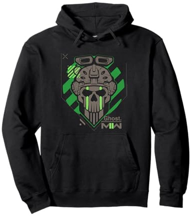 Call of Duty MWII Ghost Face Video Game Pullover Hoodie