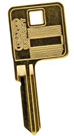 Draper Y8317/73 Blank Key for 8311/8312/8314/8315 and 8317 Series Padlocks, Blue