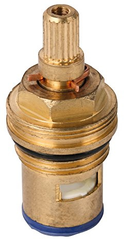 Sanitop-Wingenroth Sanitär-Oberteil für Zweigriff-Armatur | Typ 1/2 | Messing-Innenteil mit keramischen Dichtscheiben | 180 Grad Drehwinkel | Armaturen-Innenteil | Messing | 24098 7