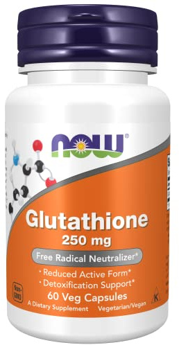 Now Foods Glutathione 250 mg - 60 Vcaps 3 Pack