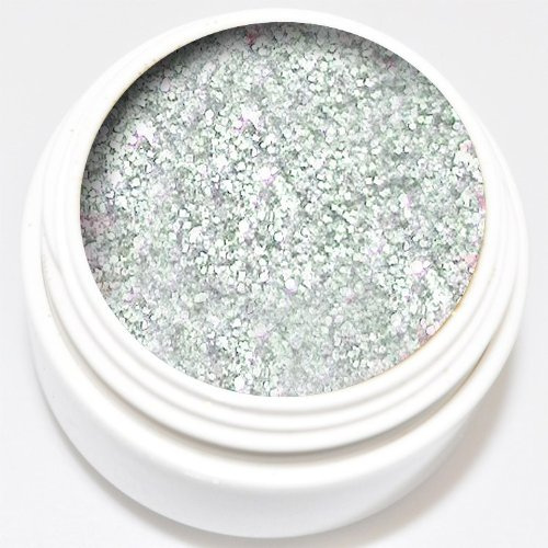 KM-Nails Diamant Glitter Gel silber 5ml